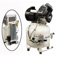 Fini 50L Pro Med 320 Medic+Air Open Frame Air Compressor With Dryer - 8.3 CFM 3.0 HP