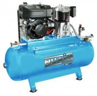 Nuair 270 Litre Professional / Lombardini Diesel Belt Drive Air Compressor - 33.3 CFM 10 HP
