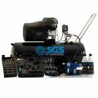 SGS 100 Litre Direct Drive Air Compressor & 71pcs Air Tool Kit - 14.6CFM 3.0HP 100L