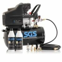 SGS 24 Litre Direct Drive Air Compressor & Starter Kit - 9.6CFM 2.5HP 24L