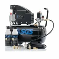 SGS 24 Litre Direct Drive Air Compressor & Starter Kit - 5.5 CFM, 1.5 HP