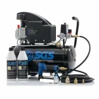 SGS 24 Litre Direct Drive Air Compressor & Staple Gun Kit - 5.5 CFM, 1.5 HP