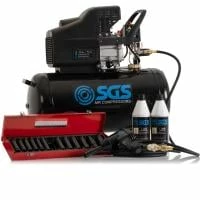 SGS 50 Litre Direct Drive Air Compressor & 1/2” Impact Wrench Kit With Sockets - 9.6CFM 2.5HP 50L