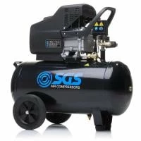 SGS 50 Litre Direct Drive Air Compressor - 9.6CFM 2.5HP 50L