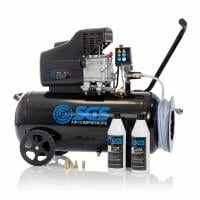 SGS 50 Litre Direct Drive Air Compressor With Starter Kit - 9.5CFM 2.5HP 50L