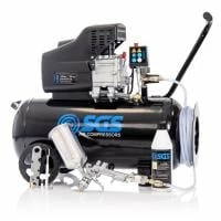 SGS 50 Litre Direct Drive Air Compressor With Spray Gun Kit - 9.5CFM 2.5HP 50L