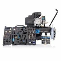SGS 50 Litre Direct Drive Air Compressor & 71pcs Air Tool Kit - Impact Wrench Die Hammer Ratchet & Grinder - 9.5CFM 2.5HP 50L