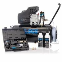 SGS 50 Litre Direct Drive Air Compressor With Ratchet & Impact Wrench Kit - 9.5CFM 2.5HP 50L