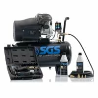 SGS 50 Litre Direct Drive Air Compressor With 17 Pieces Air Tool Kit - 14.6CFM 3.0HP 50L