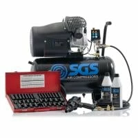 SGS 50 Litre Direct Drive Air Compressor With 1/2 Impact Wrench & Socket Set - 14.6CFM 3.0HP 50L