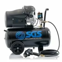 SGS 50 Litre Direct Drive Air Compressor With 880Nm Impact Wrench - 14.6CFM 3.0HP 50L