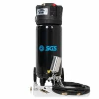 SGS 50 Litre Oil Free Direct Drive Vertical Air Compressor With Spray Gun Kit