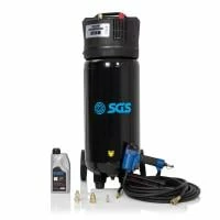 SGS 50 Litre Oil Free Direct Drive Vertical Air Compressor With 2in1 Air Nail / Staple Gun