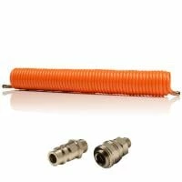 Sgs Recoil Air 15m Hose With 1 Male And 1 Female QRC To 1/4 BSPM Connectors